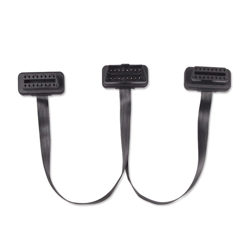 

Car obd driving computer extension cable OBD detector 16-pin core OBD one point and two lines