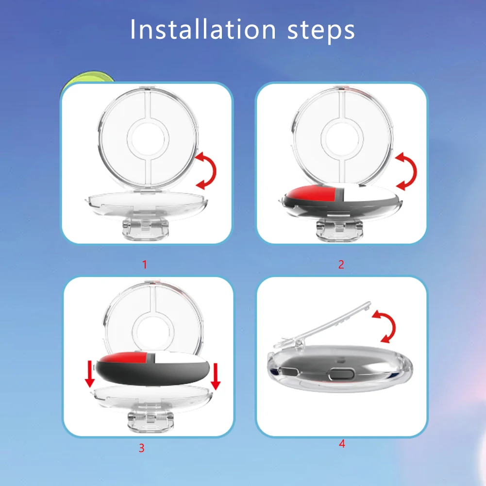 ل Pokemon GO Plus + PC شفاف حافظة متينة شاملة مشبك المحمولة واقية كم الذكية مكافحة قطرة اكسسوارات