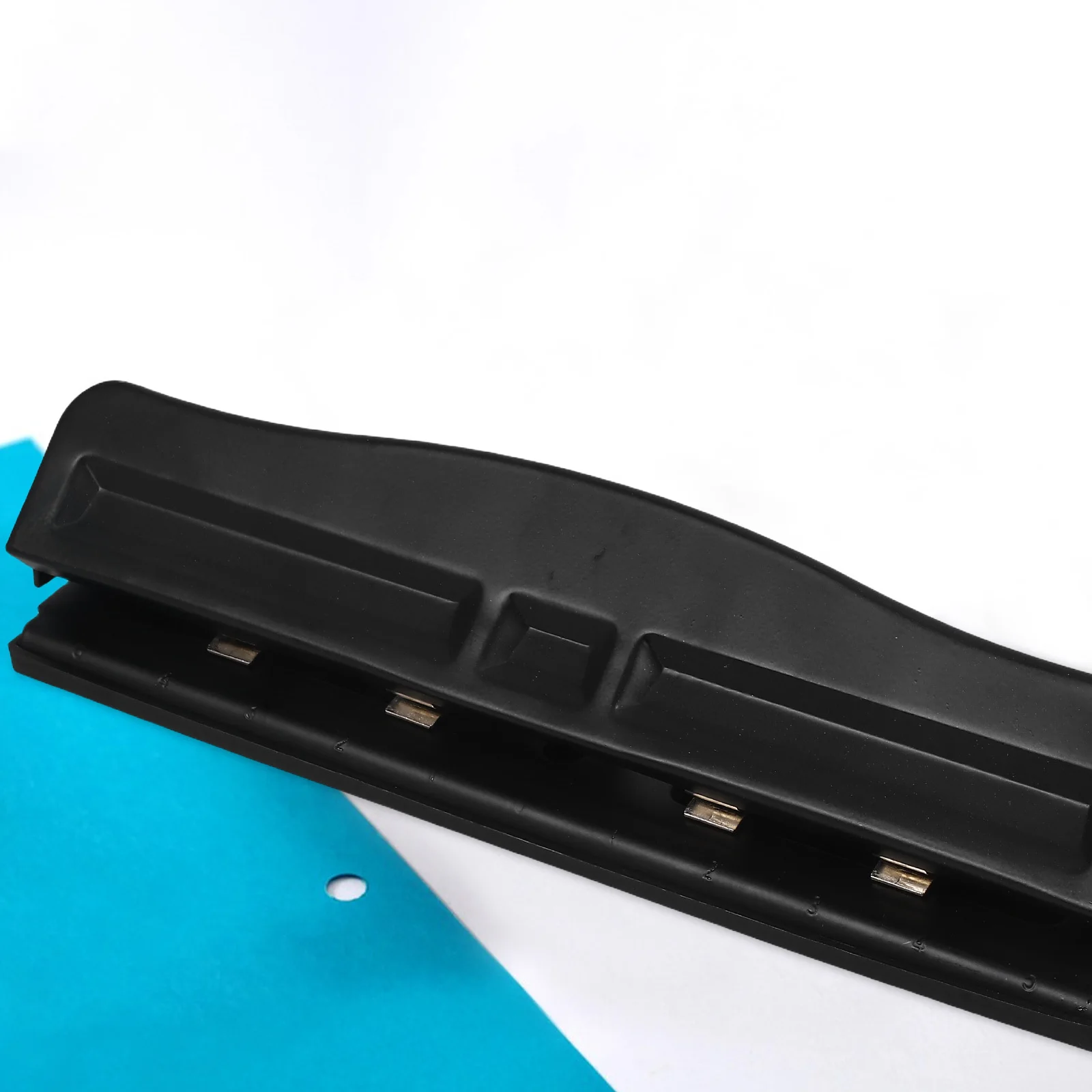 

Black 4-Hole Paper Puncher Catcher for Scrapbooking Cards Decorations Office Binding Supplies DIY Tools
