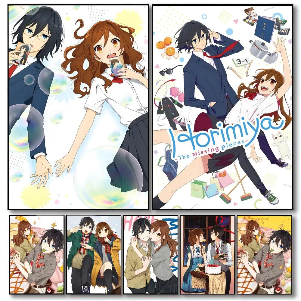 anime Horimiya Poster Poster HD Printing Cozy Warm Style Home Decor Suitable for Living Room Bedroom Gift