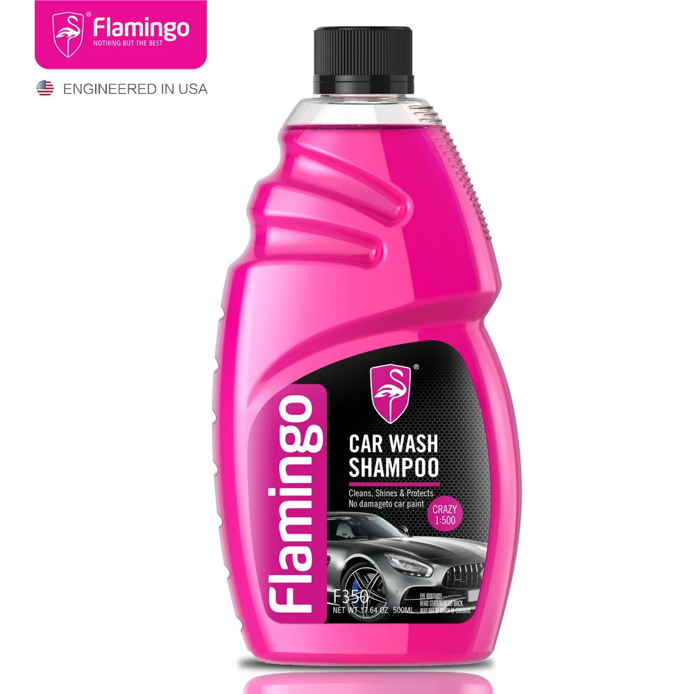 

Flamingo F350 500ml Car Wash Shampoo For Hand and Machine Washing Big Volume Cleaner High Concentration Super Foam Detail