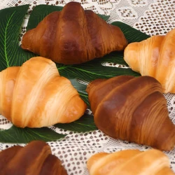 Artificial Bread Simulation Food Model Fake Croissant Home Decor Cake Shop Window Display Photography Props Table Decor Funny