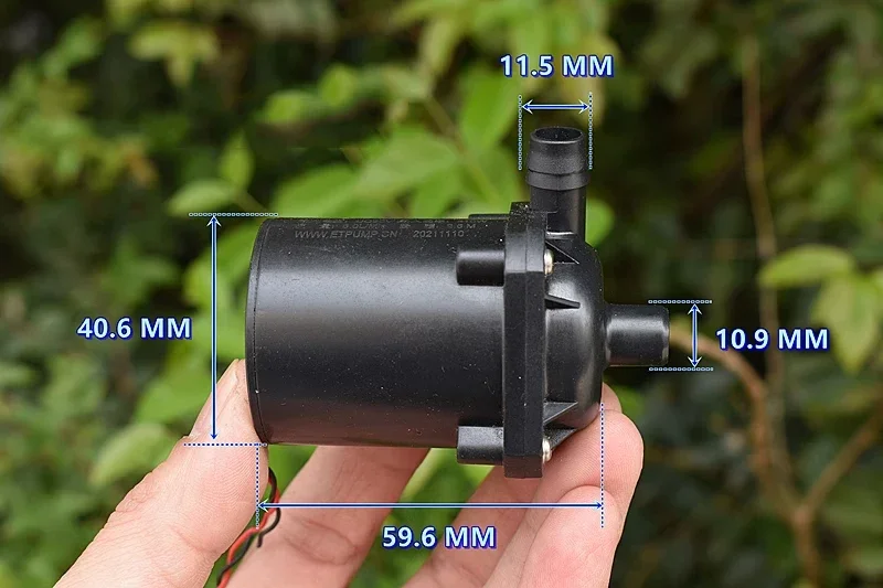 DC 18V 20V 24V 432L/H Micro DC Brushless Water Pump Mute Submersible Impeller Centrifugal Pump Food Grade DIY Dispenser Fountain