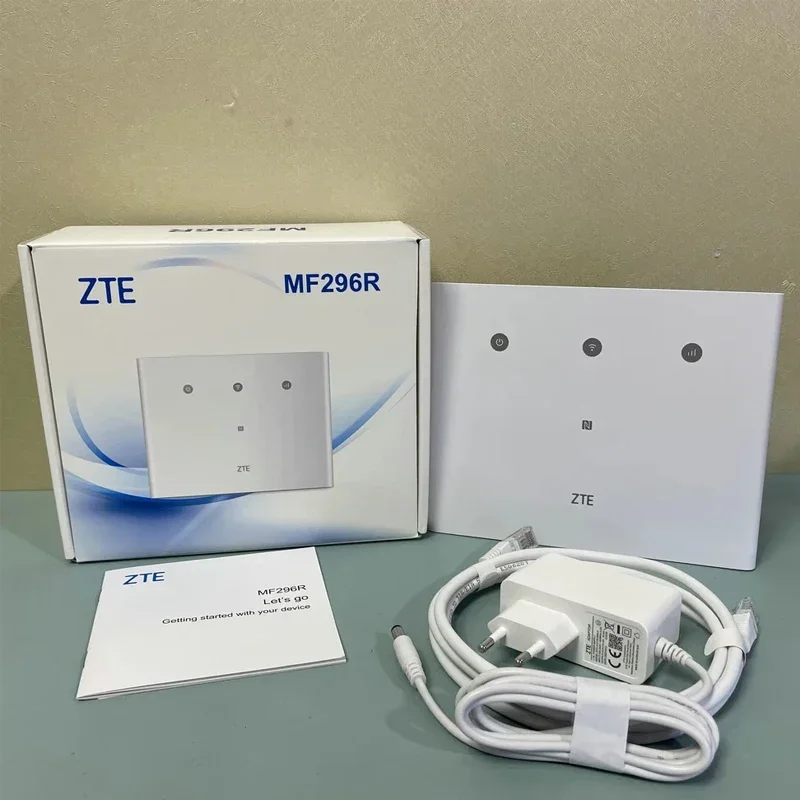 ZTE-enrutador WiFi MF296R 4G LTE CAT6/7 DL 300Mbps, enrutadores Wi-Fi5 DBDC de hasta 1,2 Gbps, repetidor de señal inalámbrico con ranura para