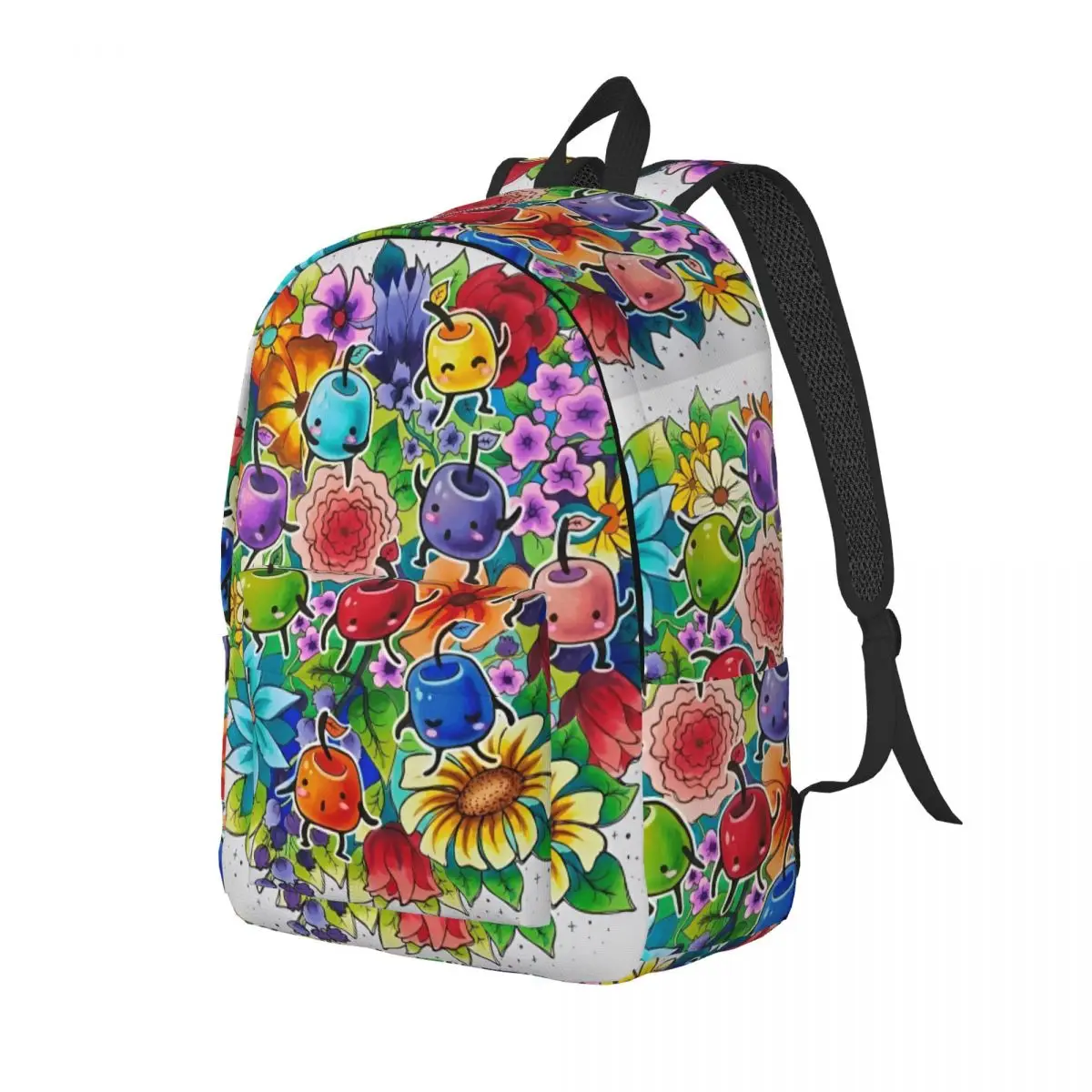 Junimo Tattoos Stardew Valley Backpack Middle High College School Student Game Book Bags Men Women Canvas Daypack Hiking
