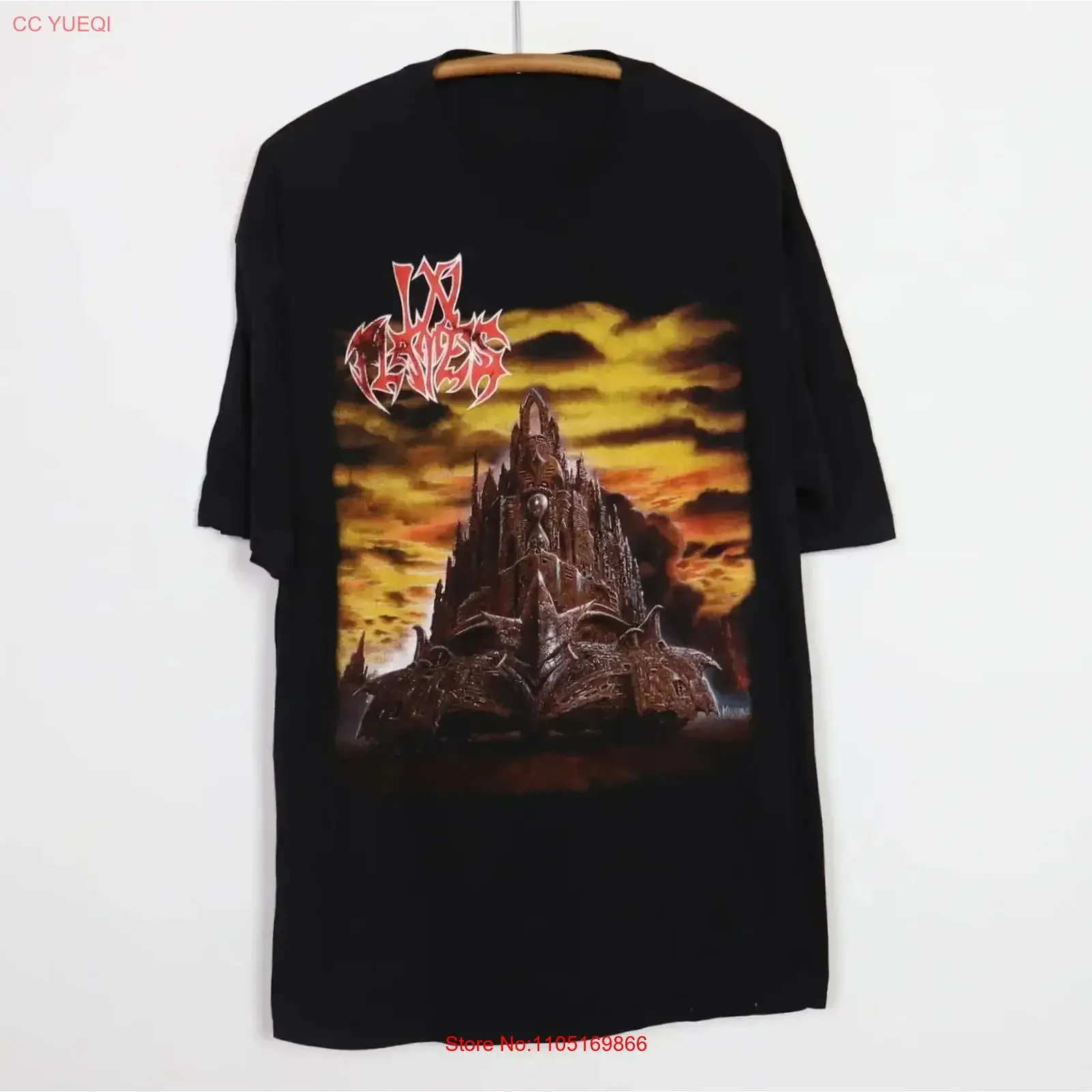 

Футболка In Flames The Jester Race 1996 года, черная мужская футболка от S до 5XL MD745, винтажная, слегка повседневная, универсальная, стильная с графикой