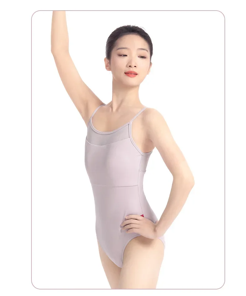 Ballet Turnpakje Vrouwen Sexy Gymnastiek Maillots Volwassen Danstraining Kleding Mouwloze Meisjes Ballet Bodysuit Backless Badmode