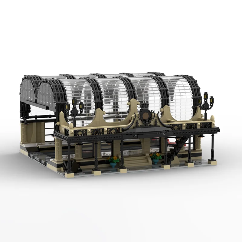 2572 قطعة MOC جراند ستودجيت محطة نموذج اللبنات البناء لتقوم بها بنفسك التعليم الإبداعي هدية الكريسماس ألعاب مكعبات عيد ميلاد #3