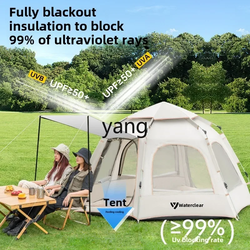 LH hexagonal tent picnic portable folding camping rainproof thickened camping gear