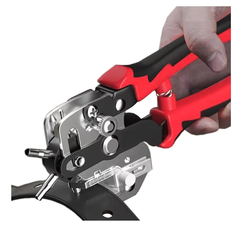 

Puncher de ilhós para cinto de couro, ferramenta DIY, pulseira, Leathercraft doméstico, alicate soco, novo design