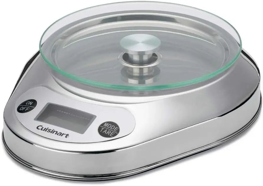 

KML-KO3B Precision Chef Bowl Electronic Kitchen Scale, Silver, 2.5' x 7.4' x 9.25'