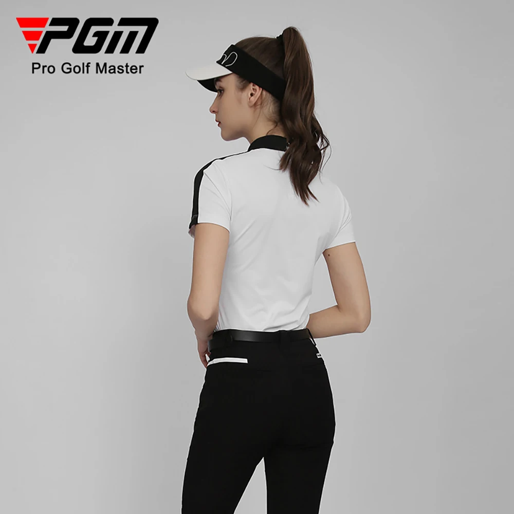 PGM Golf Women\'s T-Shirt Athleisure Short Sleeve Women\'s Quick Drying Breathable Skin-friendly Comfortable YF560