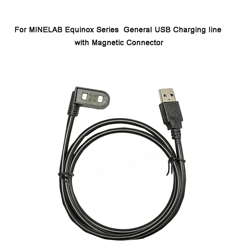 For MINELAB Equinox Series 600 700 800 900 General USB Charging line with Magnetic Connector Replacement