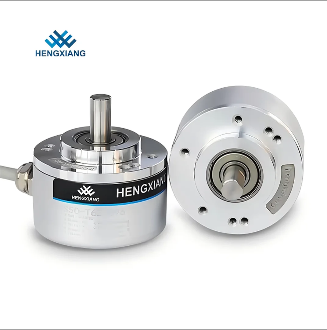 HENGXIANG Incremental Rotary Encoder HE50B-8-500-3-L-24 A/B/Z (3-phase) Output 23040PPR IP50/IP65 Protection DC5V/8-30V Screw