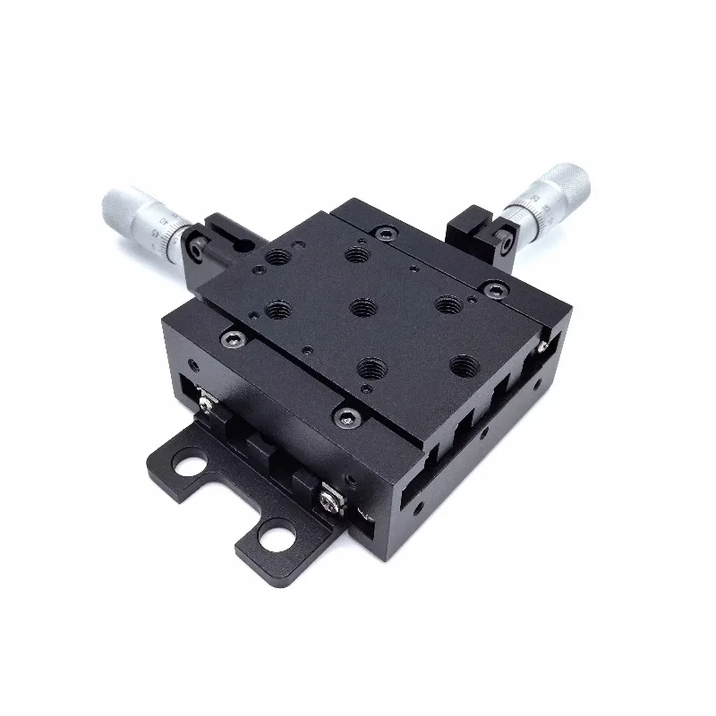 LDTSP-D2-X-13V XY Linear Stage Compact Aluminum Dovetail Linear Stage 60.5X39.5mm Load 5kg