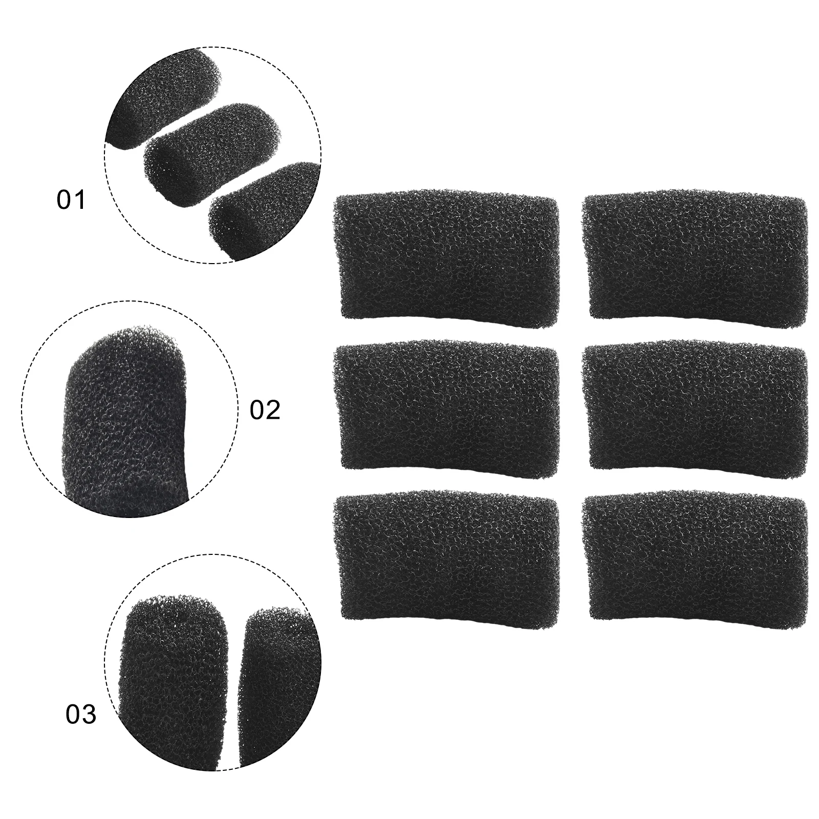 For Polaris 280 for vac-sweep Pool Sponge Filter Black Brand New Filter Foam High Quality Sponge For Polaris 91003105