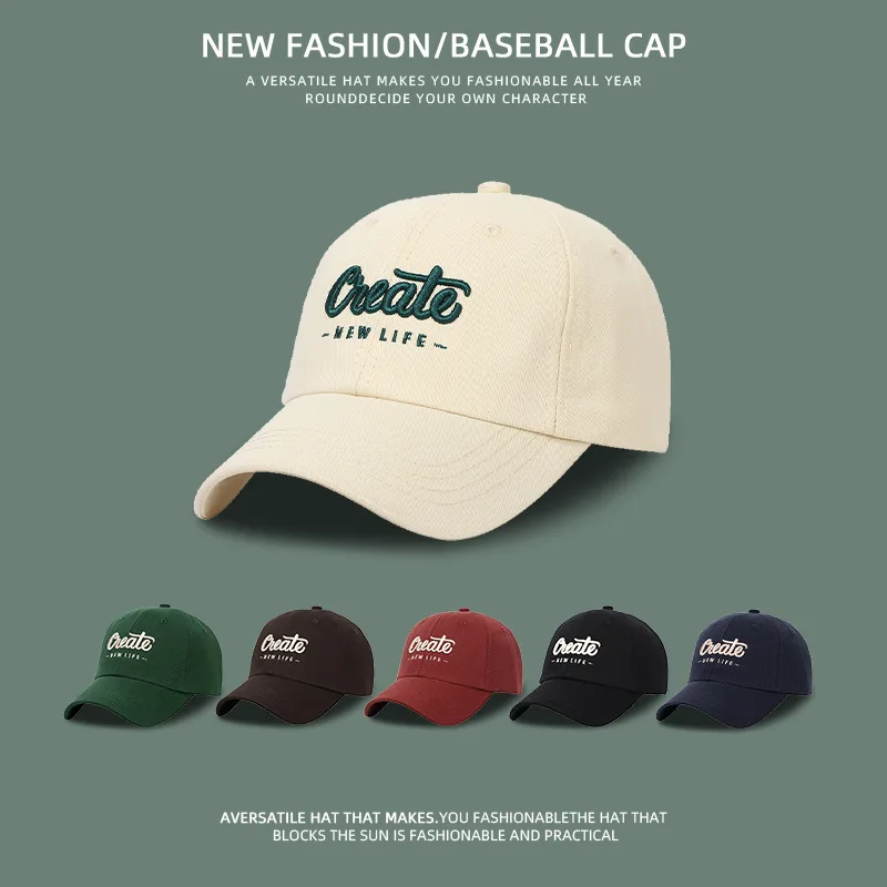 Sonnenblende-Hut, verstellbar und modisch, Sonnenschutz für Damen und Herren, Buchstaben-Baseballmütze, Outdoor-Sonnenhut, Herren-Golfhut, Mütze – Detail 2