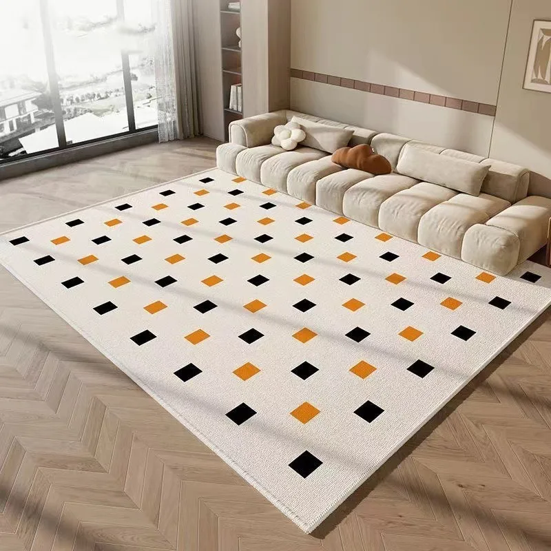 الحديثة هندسية الفن نمط سجادة غرفة معيشة عدم الانزلاق داخلي البساط أنيق الكلمة حصيرة لغرفة المعيشة ديكور المنزل #1