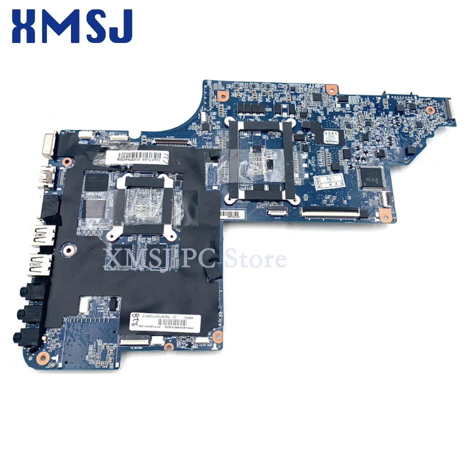 XMSJ For HP Pavilion DV7 DV7-6100 DV7-6000 Laptop Motherboard 655489-001 System Board - HM65 DSC 6770/2G 100%Tested!