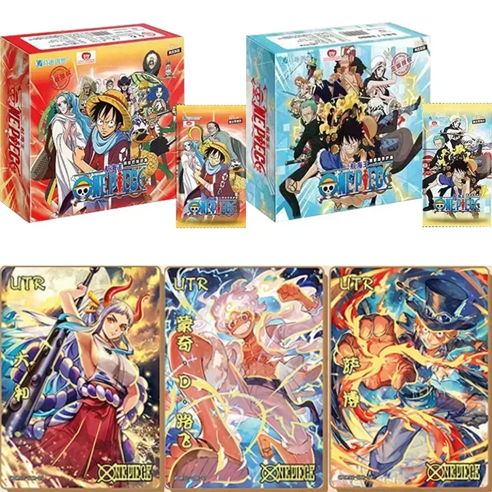 Echte Eendelige Kaart Luffy Keizerin Nami Zoro Robin Bounty Card Anime Perifere Collectie Kaarten Speelgoed Geschenken