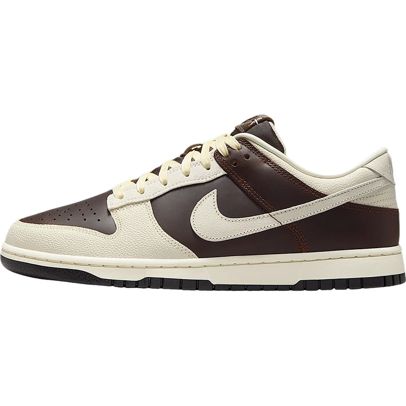 Nike Authentic Dunk Low Zapatillas de deporte transpirables de cuero clásico duradero para hombre IH7333-200