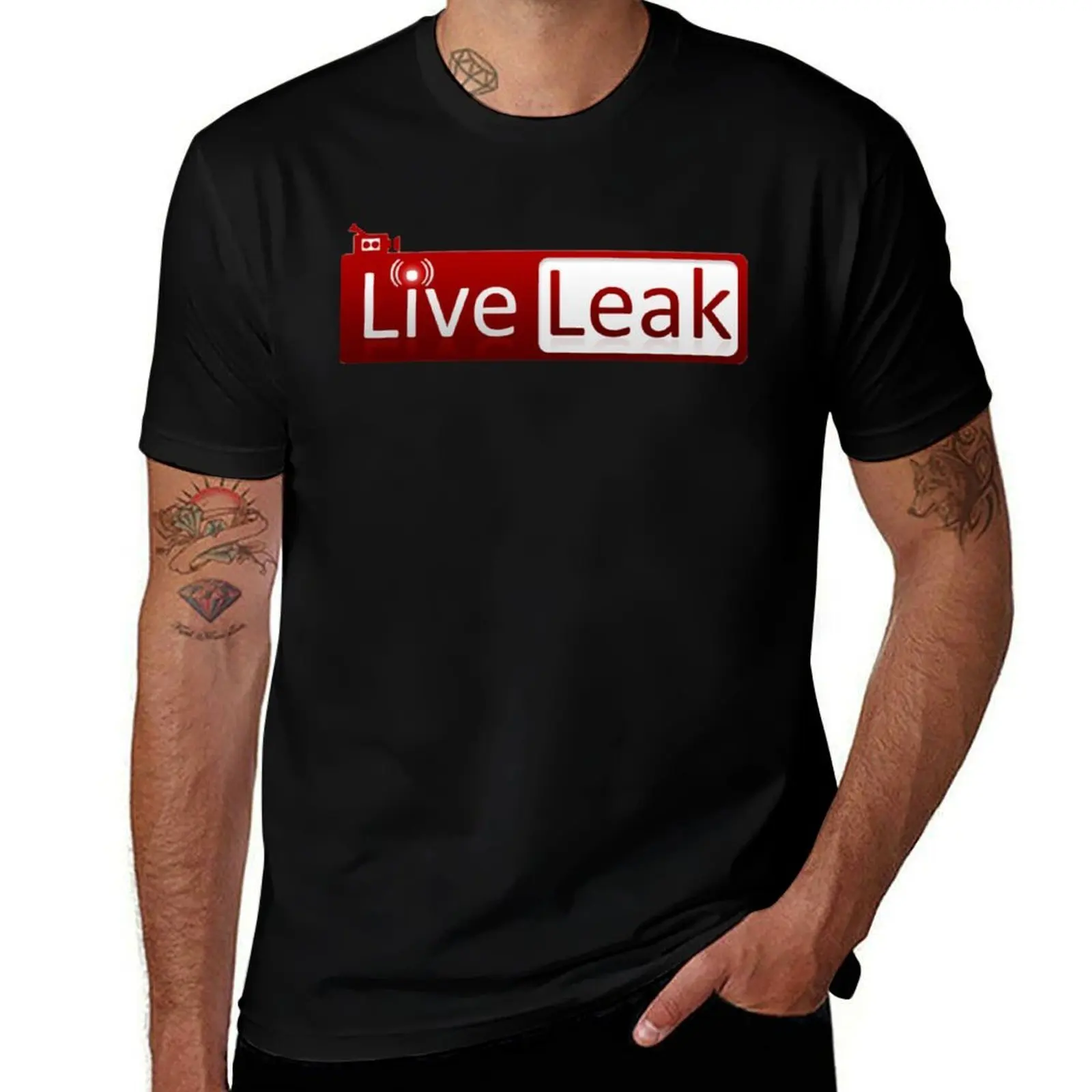 

Live Leak T-Shirt man t shirt cotton man t shirt graphic T-Shirt