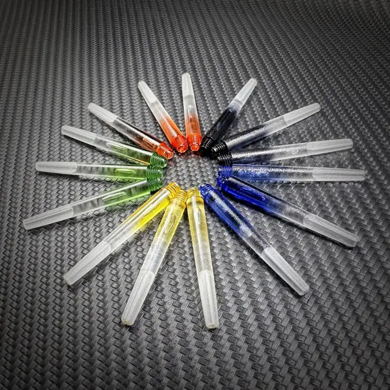 3 قطعة 2BA الموضوع البلاستيك النايلون لينة تلميح السهام مهاوي اللون شفاف التدرج السهام ينبع DIY بها بنفسك دارت اكسسوارات