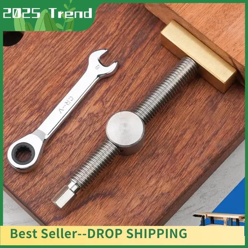 

AA14 New 2 Pcs Bench Dog, Dog Hole Clamp Woodworking 3/4 Inch With 4 Pcs 20Mm Bench Dog Hole Adjustable Workbench Bench 20Mm