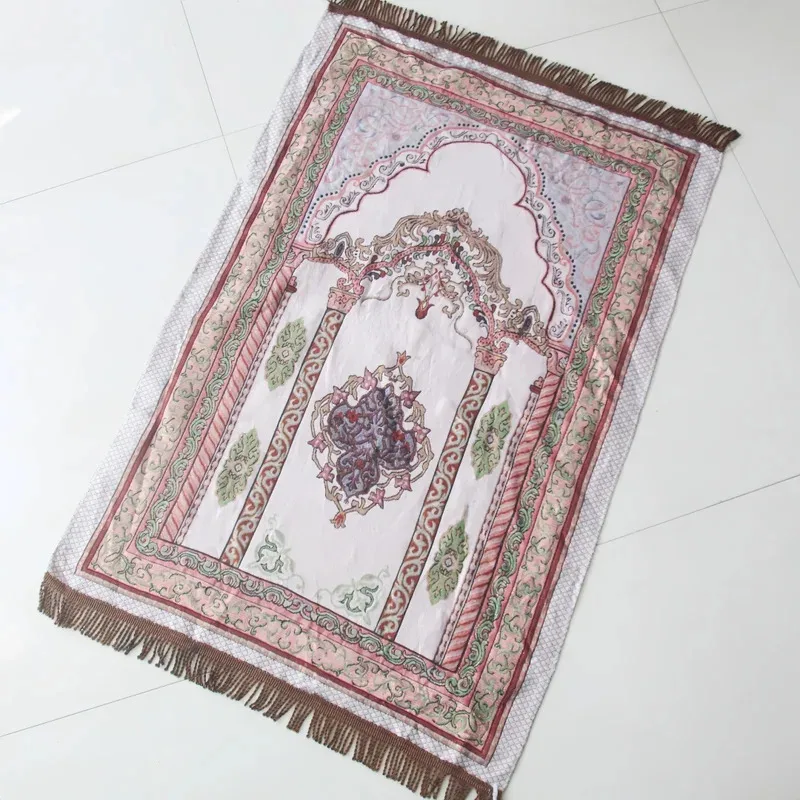 

Мусульманский молитвенный коврик VIKAMA: портативный, складной, для путешествий и медитации, подходит для использования в помещении и на улице