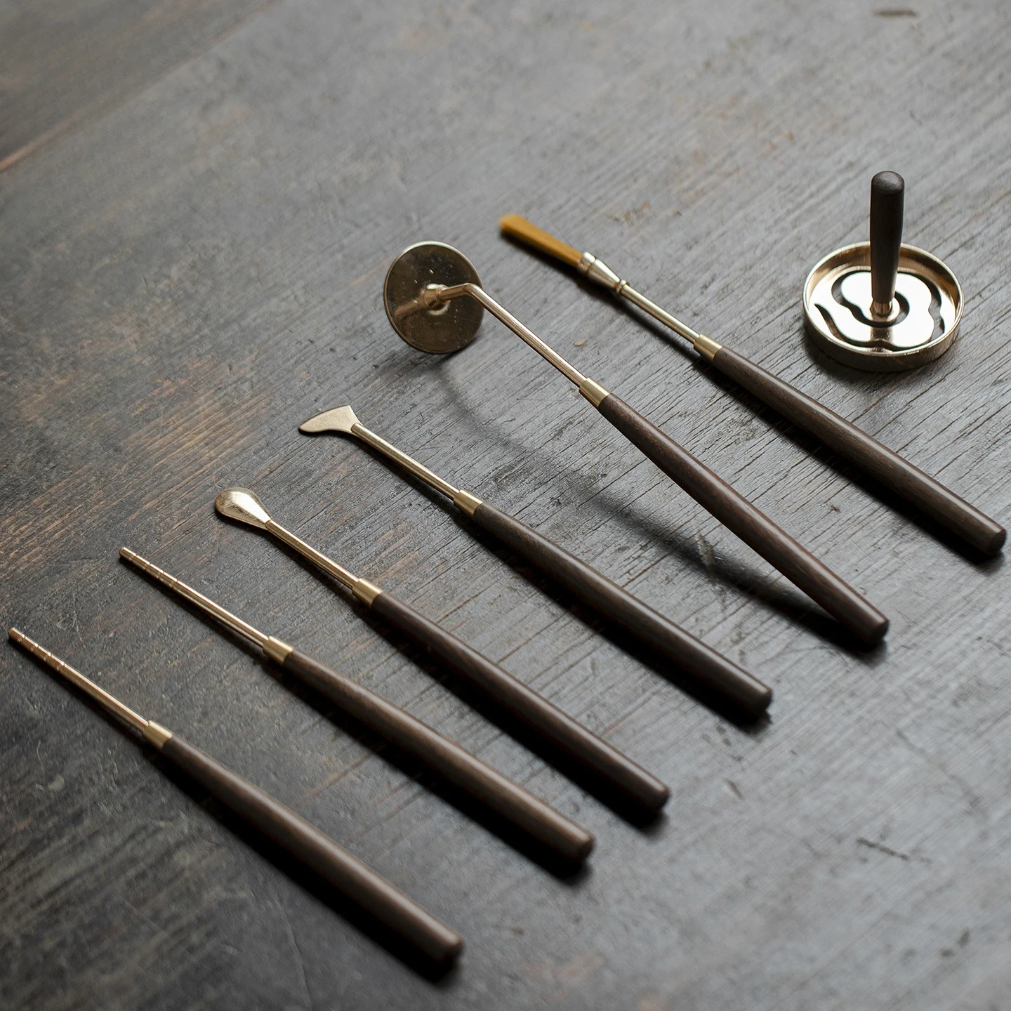 Ebony Wood Incense Ceremony Tools Set Complete Incense Molding Kit Home Zen Aroma Accessories For Traditional Incense Making