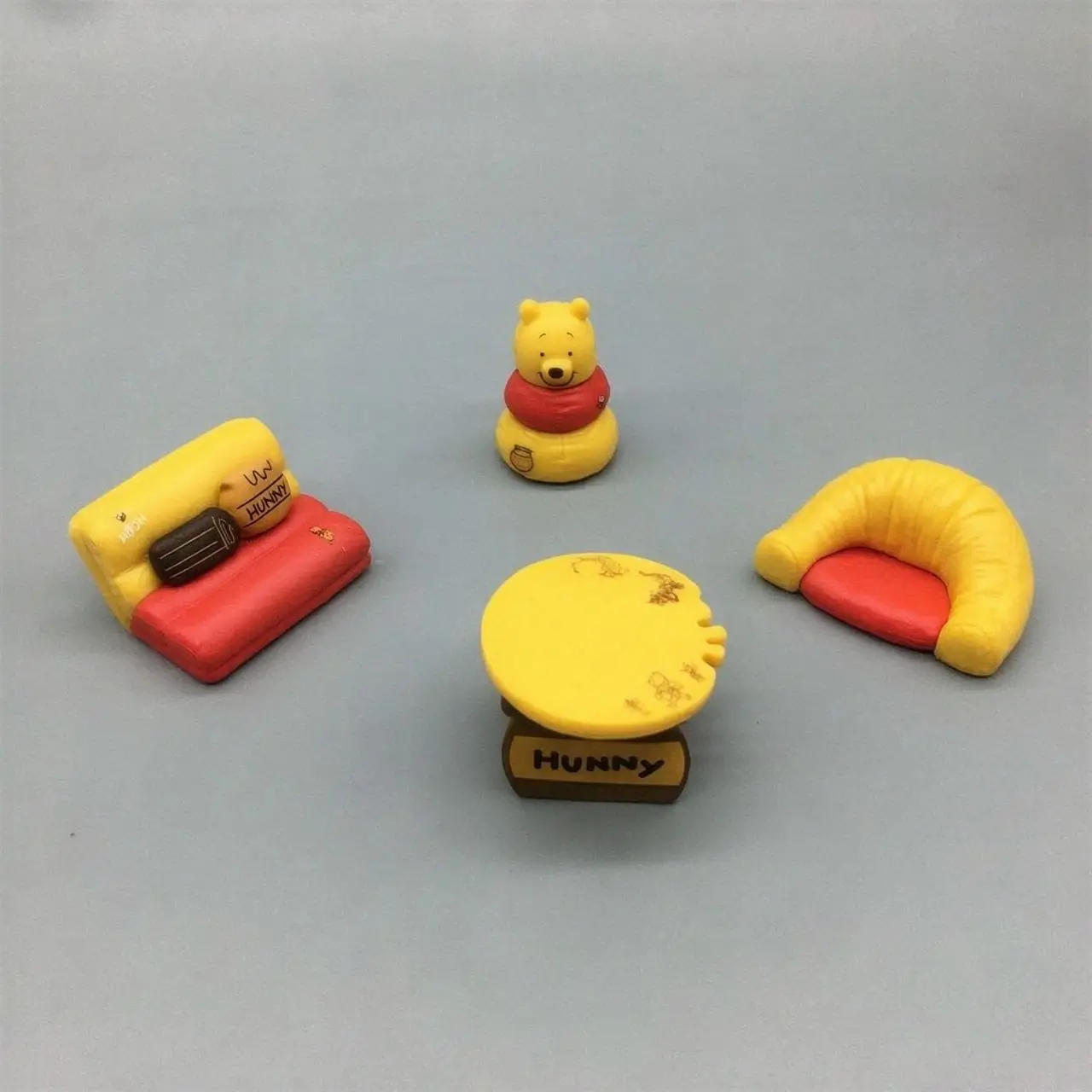 2026 High Quality 4PCS Gashapon Disney Pooh Fantasy Shop Miniature Scenes Desktop Toys Collectible Model Ornaments Birthday Gift - view 4