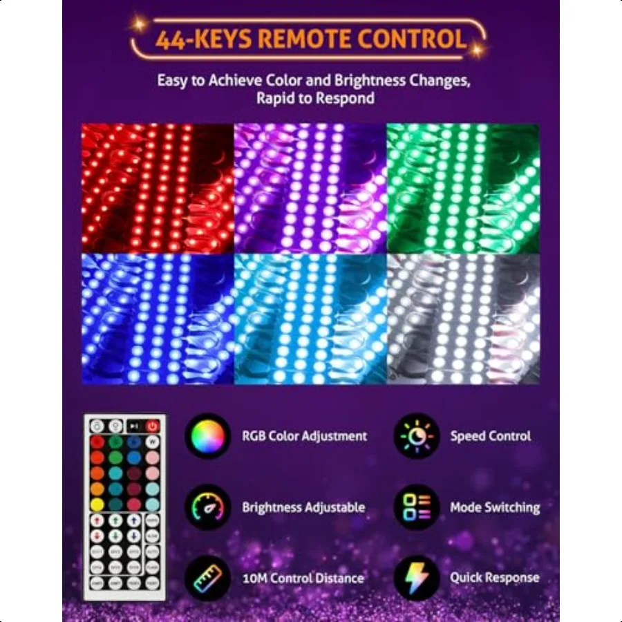 Moduli luminosi a LED per luci da finestra Busin Luci da vetrina Modulo LED per insegne 20ft 40PCS 5050 SMD RGB er Luminoso impermeabile Bu