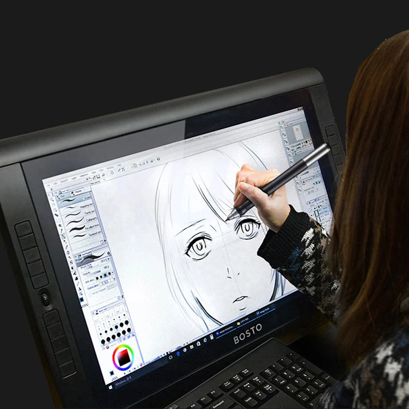 Imagem -05 - Digital Screen Handwriting Board Drawing Board Professional Computador Lcd Tablet Mão Desenho Tabela 215