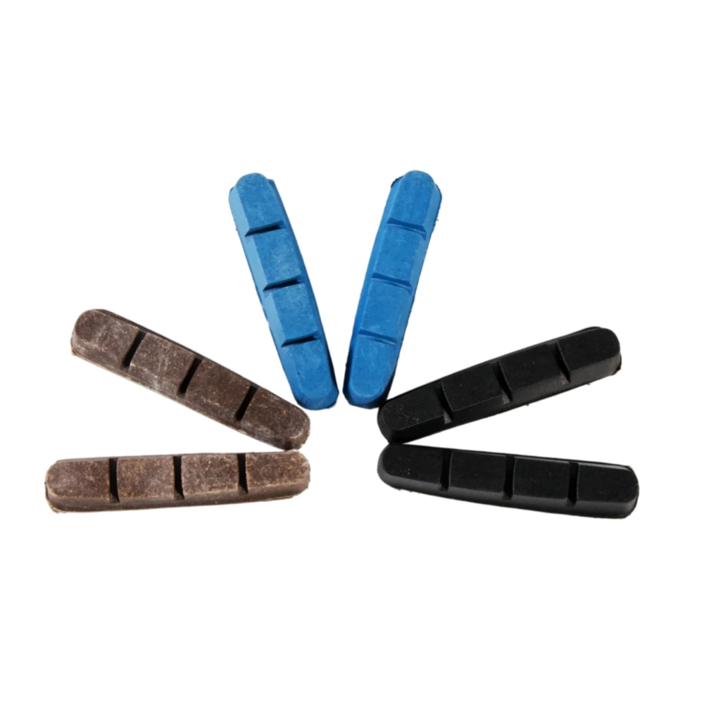 CNC Bike Accessories, Carbon Rim Brake Pads, Road Bicycle Brakes Caliper Block Shoes, For Shimano V/C Brake Caliper, Cork Wood