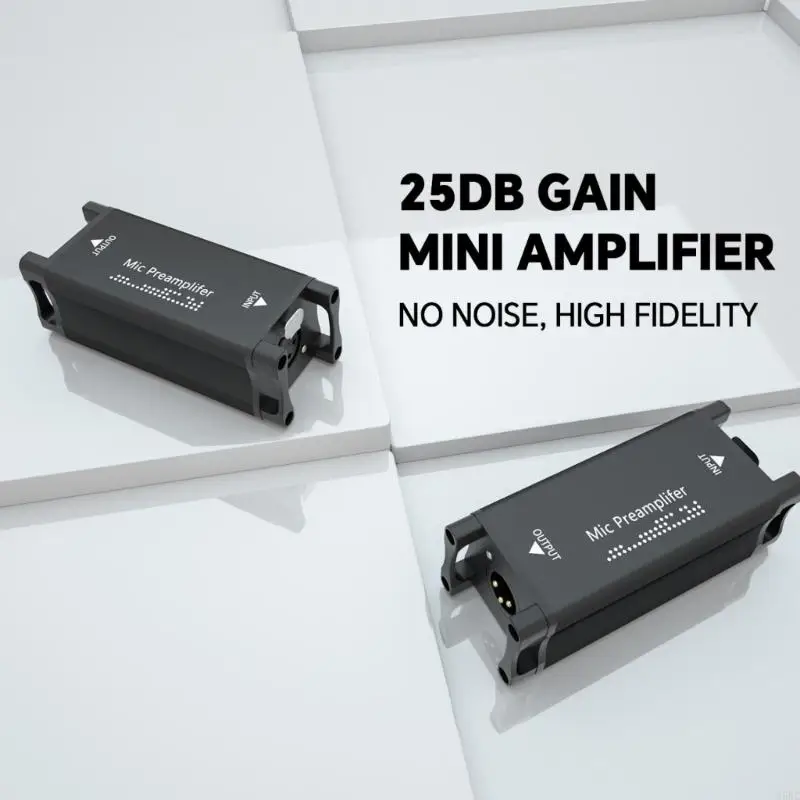 

55KC 25dB Mic Preamplifier Microphone Preamp For Dynamic And Ribbon Mics Auditory For Studio Or Home Recording