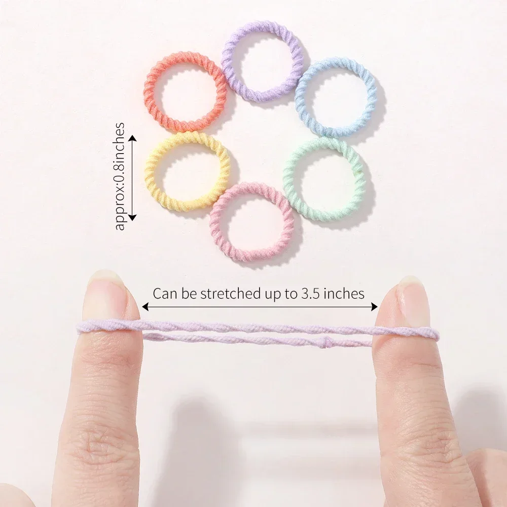 Bandas elásticas para el pelo para niña y bebé, accesorios duraderos para el cabello, Anillo para el pelo para niño, cuerda para la cabeza, gomas