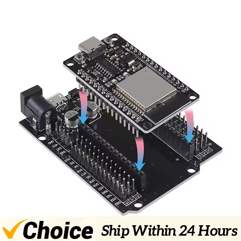 לוח פיתוח FOR 32 CH340C WiFi+Bluetooth בעל צריכת חשמל נמוכה במיוחד, לוח הרחבה FOR 32-DevKitC-32