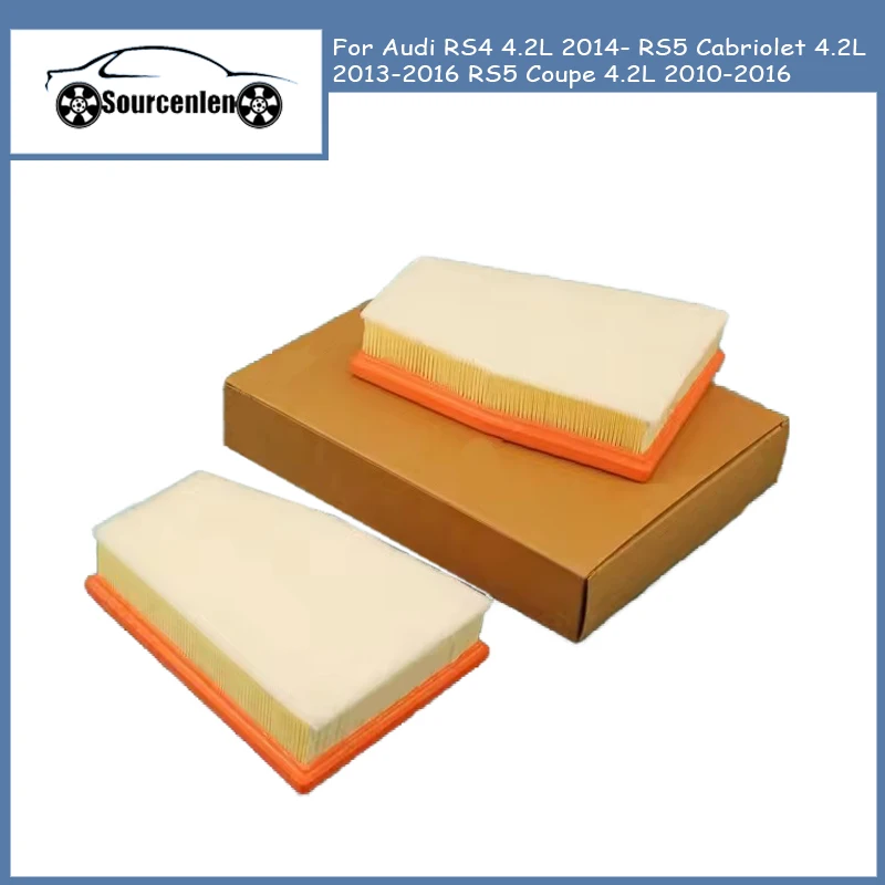 

Автомобильный воздушный фильтр для Audi RS4 4.2L 2014- RS5 Cabriolet 4.2L 2013-2016 RS5 Coupe 4.2L 2010-2016 8T0133843A 8T0133843