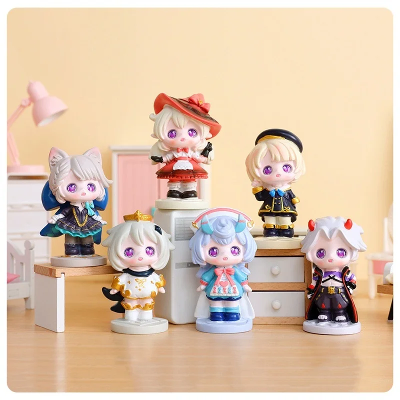 

New Genshin Impact Blind Box Cute Linnette Games Peripheral Hand Made Table Decoration Children'S Toys Birthday Gift