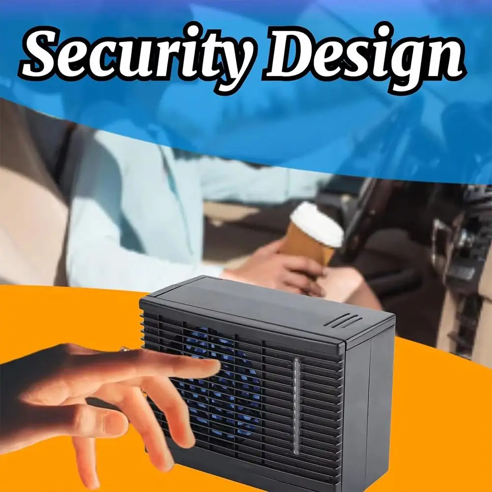 

12 В автомобильный охлаждающий вентилятор портативный автомобильный кондиционер кулер кондиционер вентилятор автомобильный воздух вода кулер охлаждение S0H3