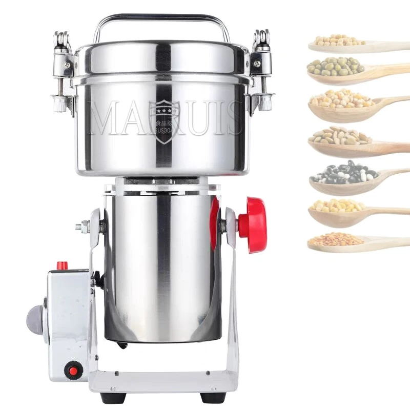 2500G / 800G Herb Coffee Bean Grinder Machine Grain Spices Mill Wheat Mixer Dry Food Grinder