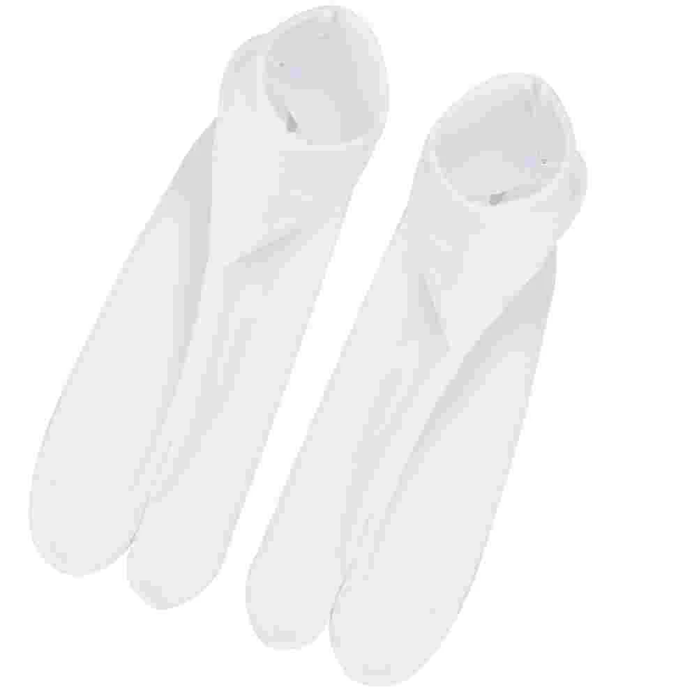 Mens Athletic Socks Japanese Toe-splitting Elastic Kimono Clog and White