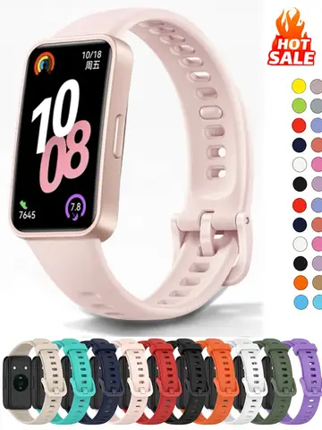 Cinturino per Huawei Band 8 9 10 Accessori Smart Watch Cinturino di ricambio Bracciale originale in silicone Huawei Band 8 10 correas