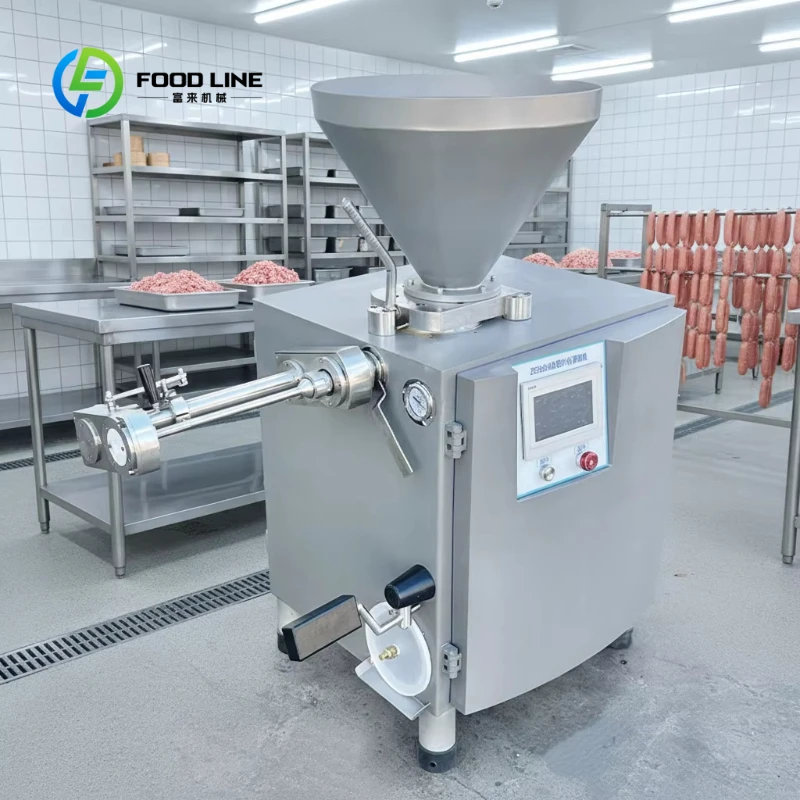 Customized Industrial Vacuum Meat Sausage Making Stuffing Stuffer Machine High Capacity Automatic Sausage Filling Machine