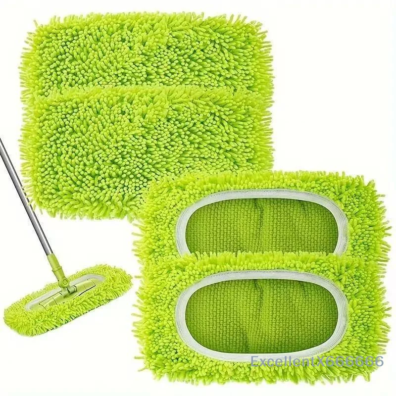 Reusable Microfiber Mop Pads Compatible With Swiffer Sweeper Replacement Cloths Reusable Household Wet And Dry Use