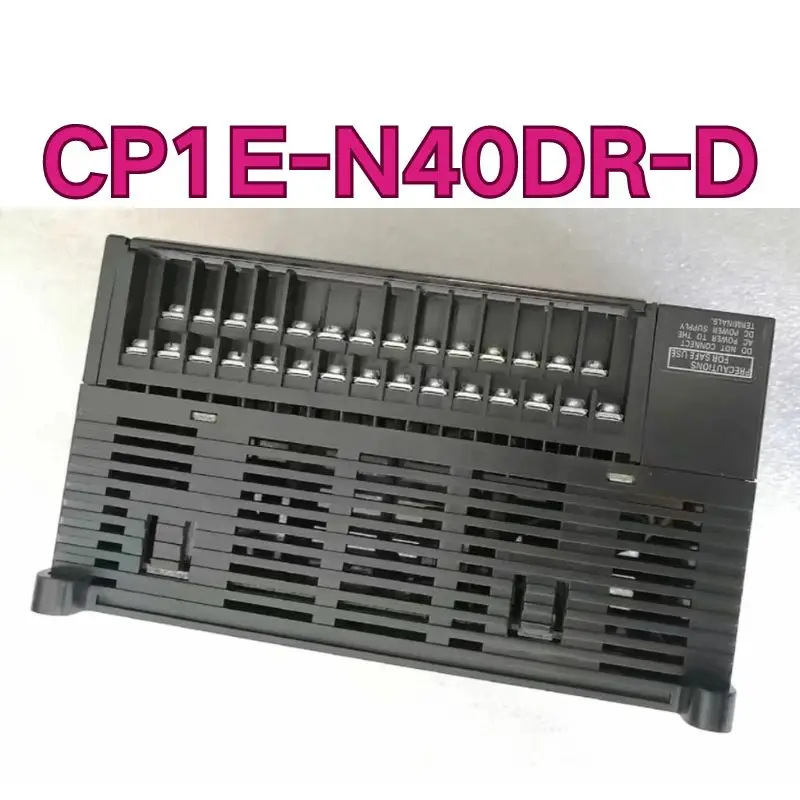 Imagem -03 - Controlador Programável do Plc Usado Testado ok Transporte Rápido Cp1e-n40dr-d