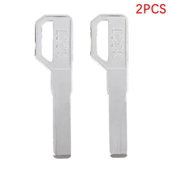 2PCS Key Embryo Fingerprint Lock Password Lock Super D Key Blank Suitable For Handle LOCK Flat Multi-track Light Board