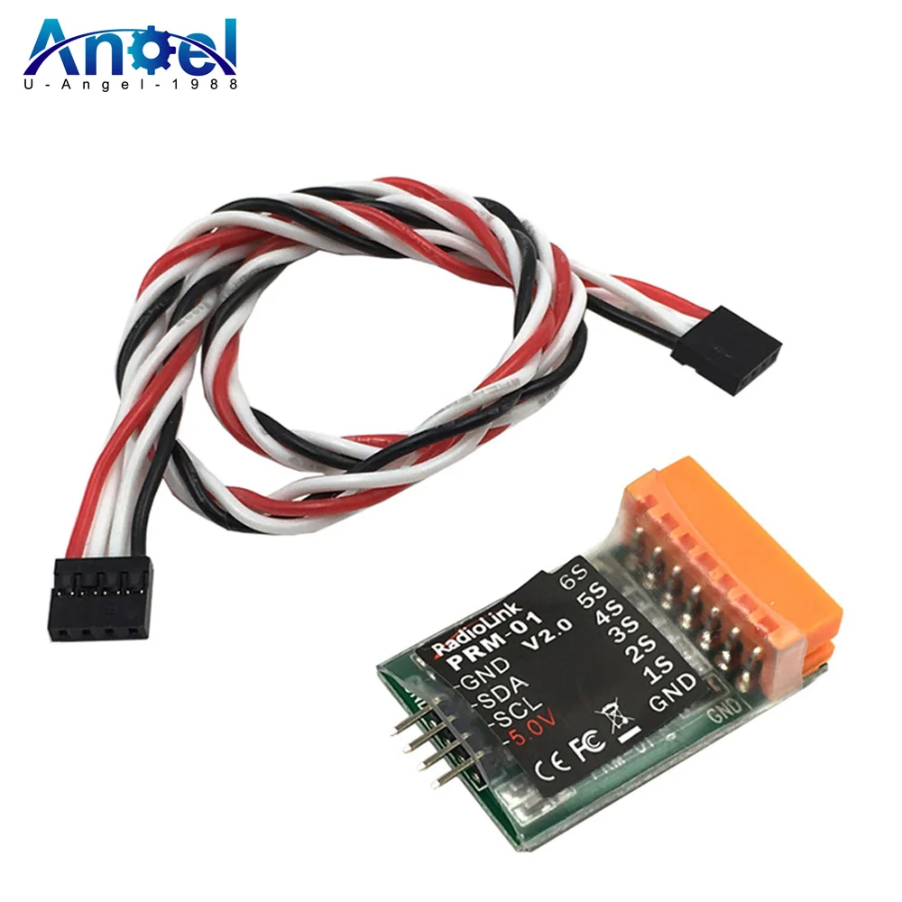 

Radiolink PRM-01 Модуль телеметрии напряжения аккумулятора самолета Дисплей на AT9S AT9S Pro AT10II работает с моделью R9DS R12DS