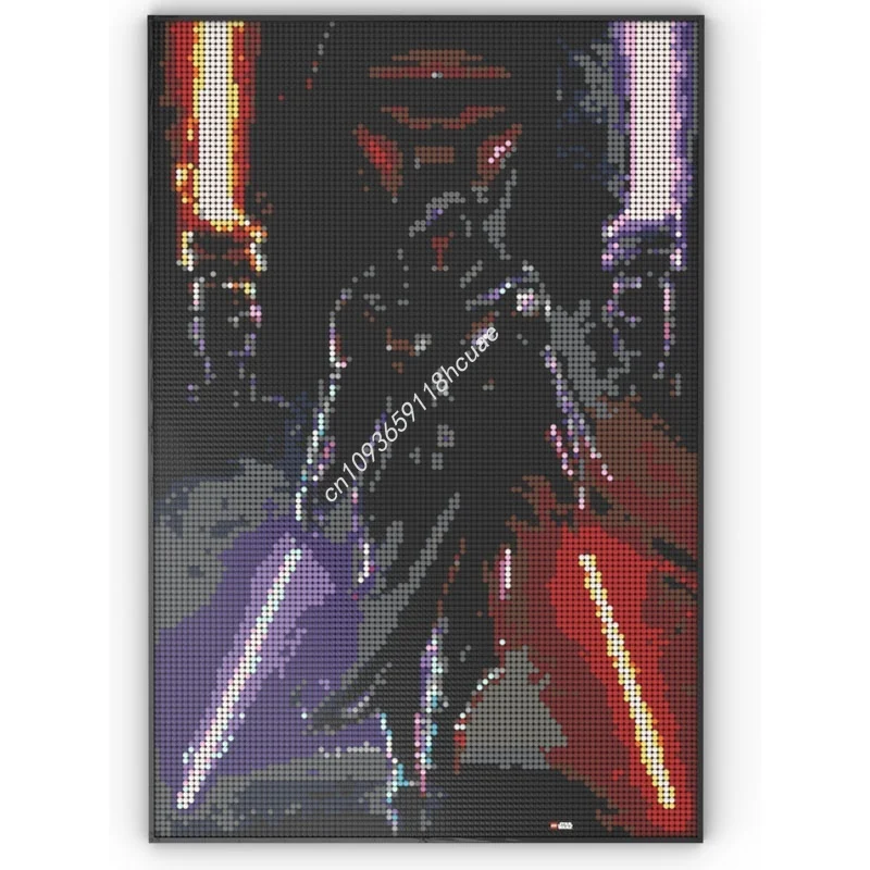 

14548 шт. MOC Дарт Реван, мозаика, звезда, боевая модель, строительные блоки, рождественский подарок, строительство, сделай сам, креативные развивающие игрушки для детей