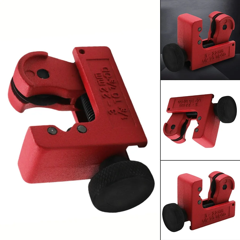 3-22mm Metal Pipe Cutter Shear Zinc Alloy Cutting 1/8-Inch To 7/8-Inch For Copper Pipe Water Pipe Air Conditioning Maintenance